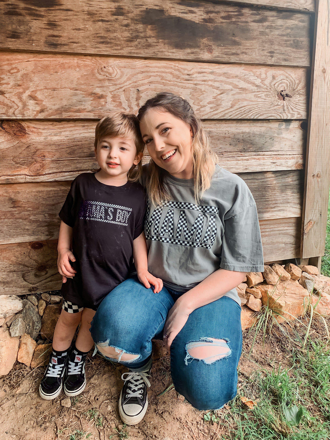 Mama Checks Tee