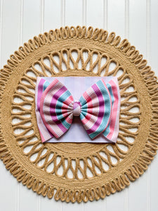 Groovy Stripes Bow
