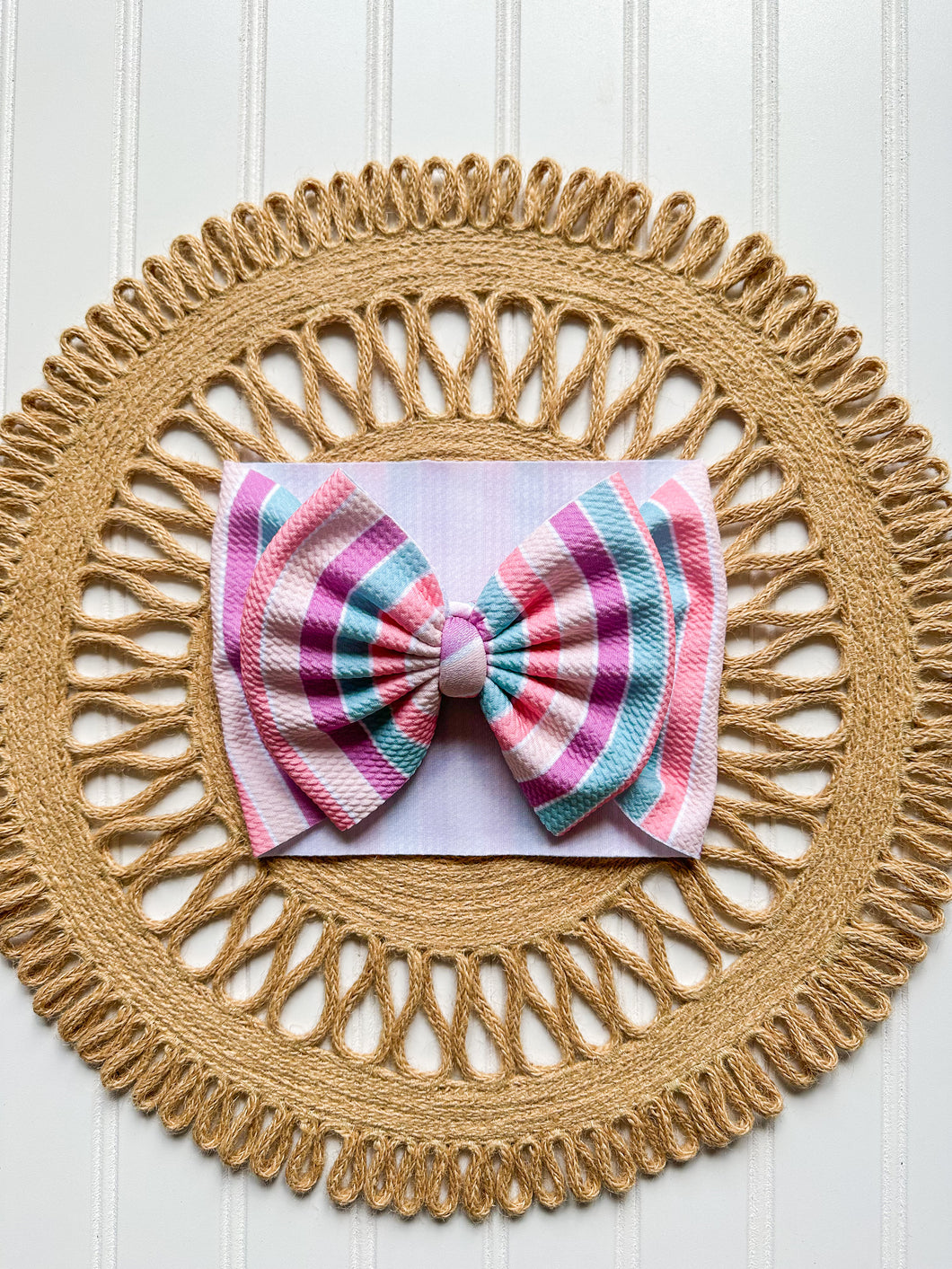 Groovy Stripes Bow