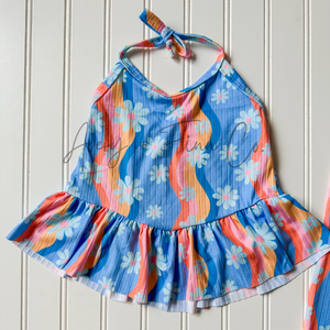 Wavy Flower Fabric