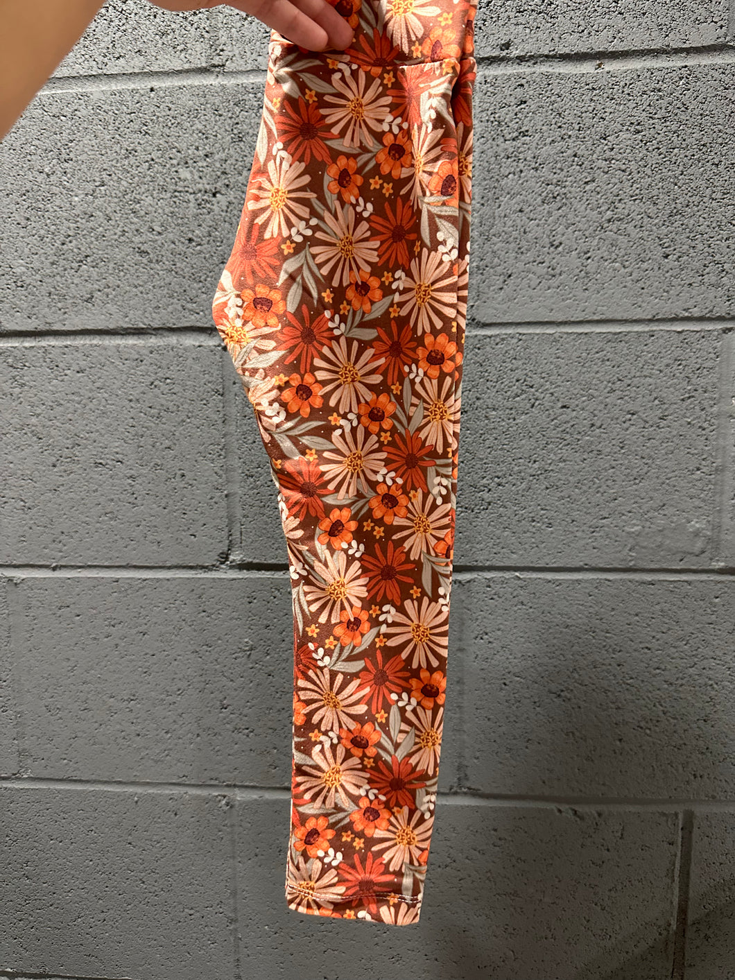 Autumn Floral Leggings RTS
