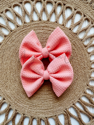 Peach Bow
