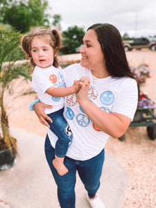 Retro Smiley Tee (Adult & Kids Sizes)