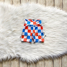 Load image into Gallery viewer, Red White &amp; Blue Checkered Bikers