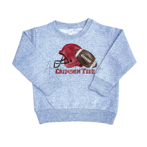 Crimson Tide Helmet Toddler Sweatshirt