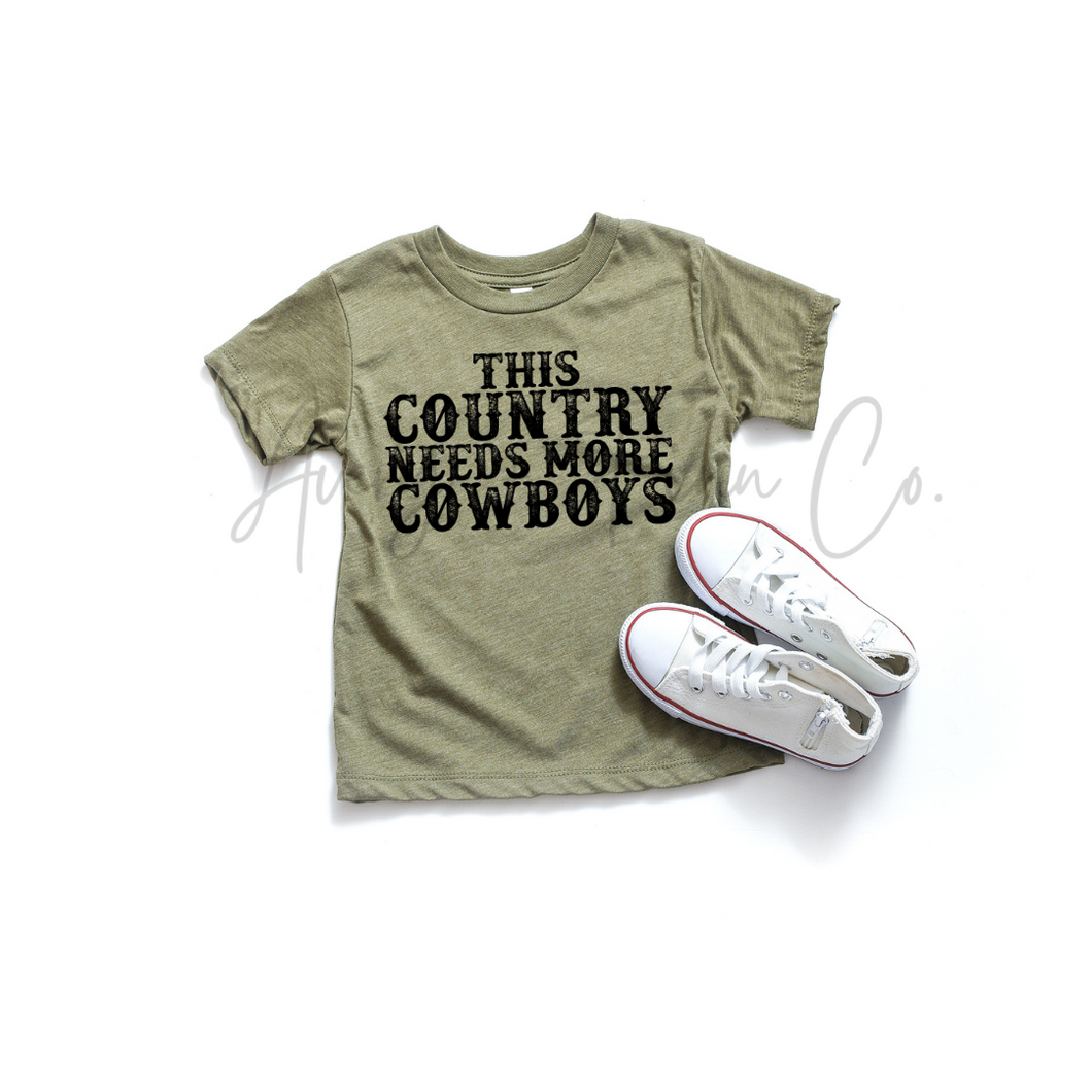 This Country Needs More Cowboys Tee