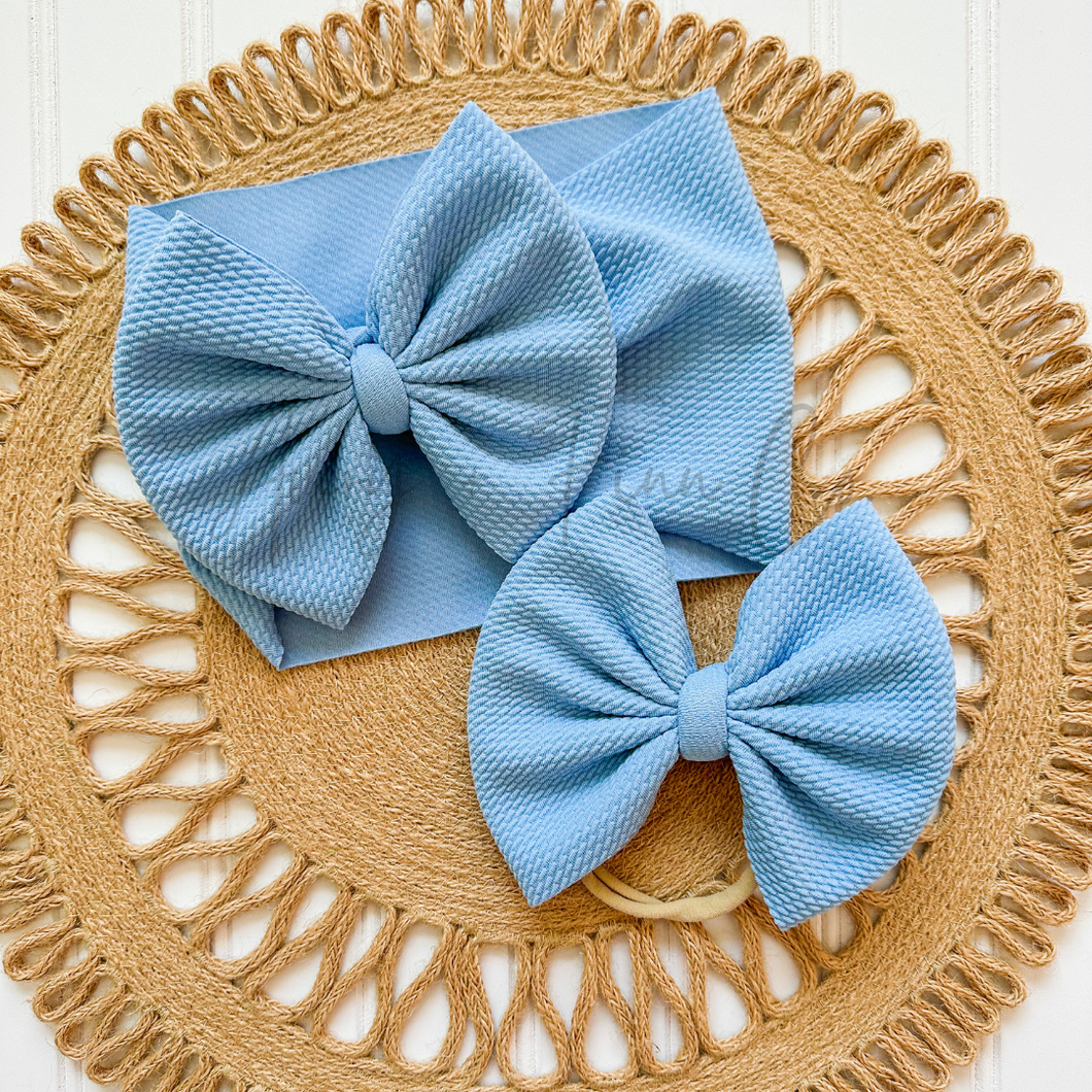 Sky Blue Bow