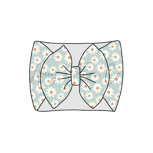 Sage Daisy Bow