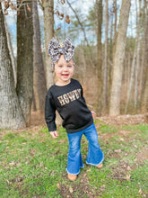 Load image into Gallery viewer, Howdy Cow Print Sweatshirt