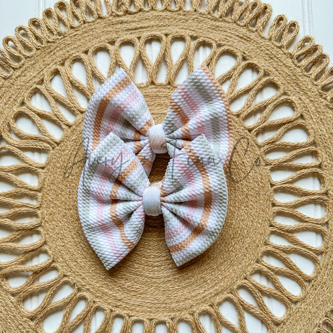 Coco Stripes Bow
