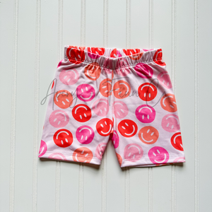 Multicolor Smiley Face Fabric