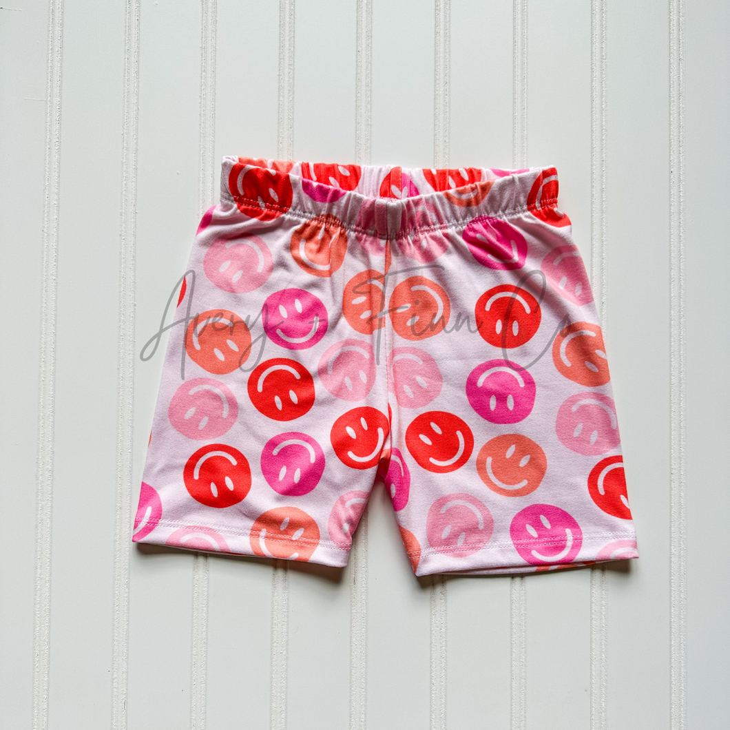 Multicolor Smiley Face Fabric