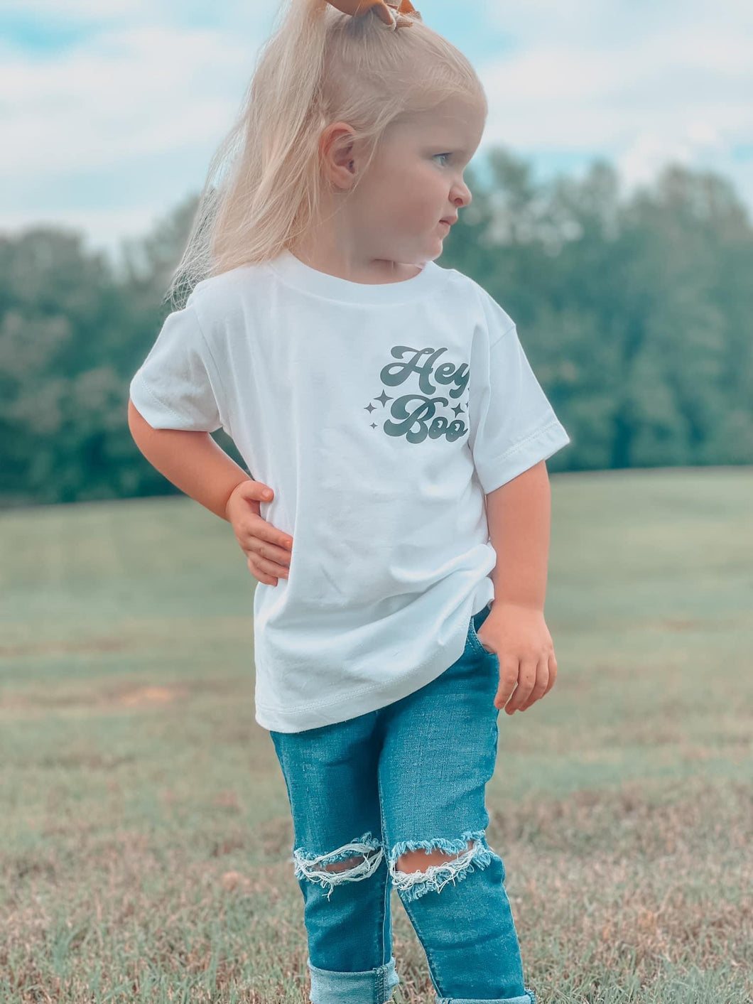 Hey Boo Pocket Tee