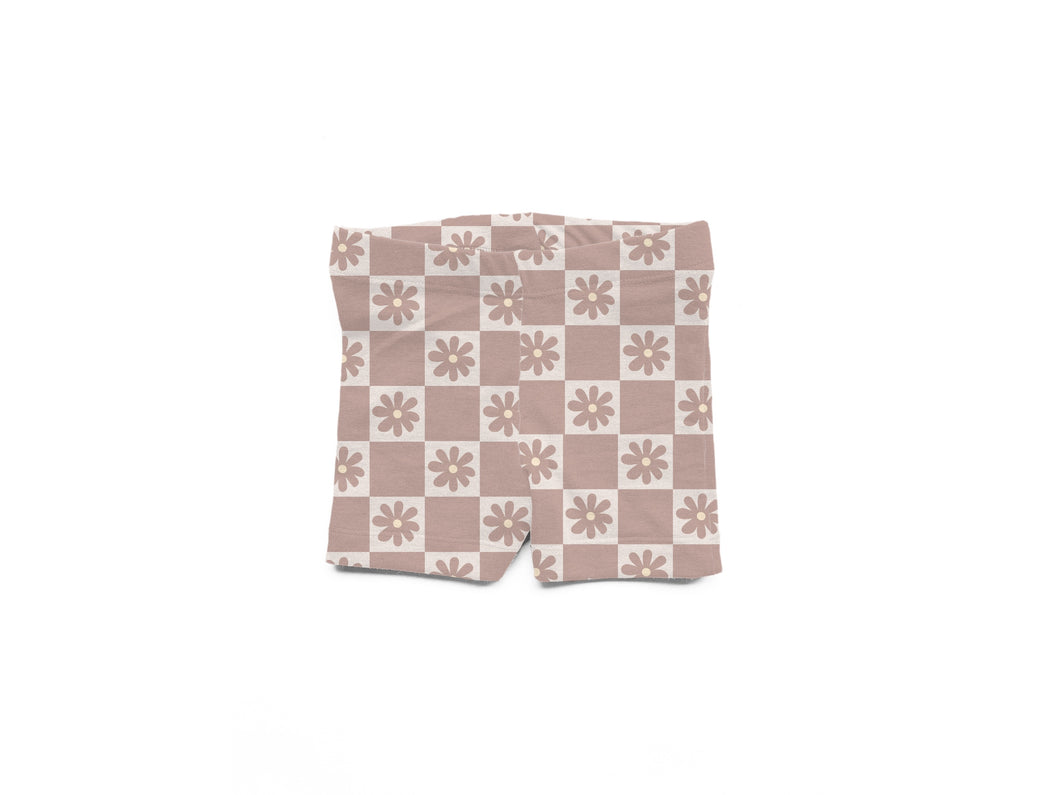 Mauve Checks Fabric