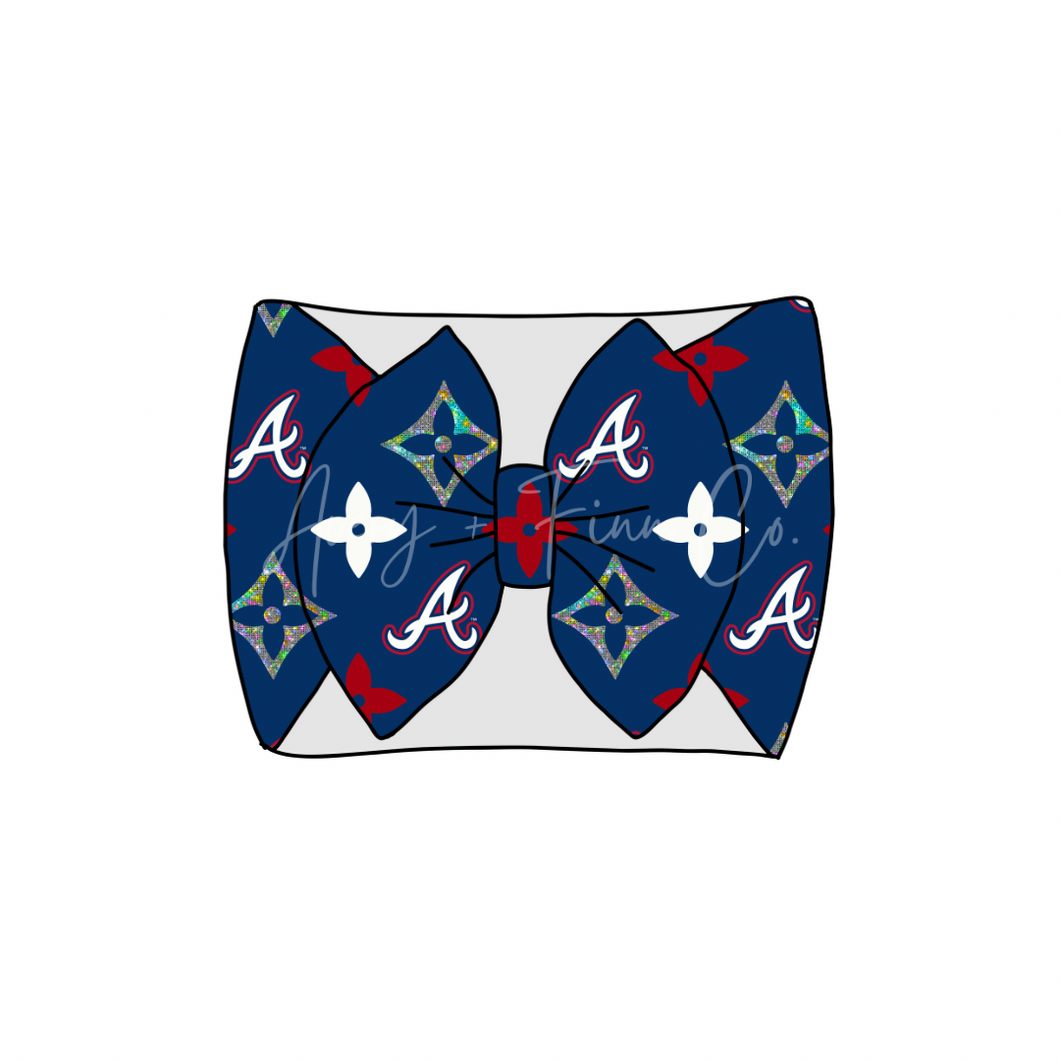 Boujee Baseball Bow