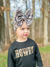 Load image into Gallery viewer, Howdy Cow Print Sweatshirt