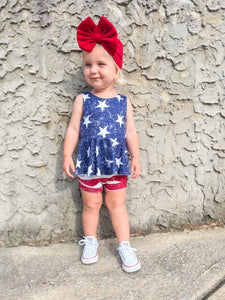 Stars & Stripes Peplum Set