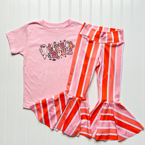 Pink & Orange Stripe Bells