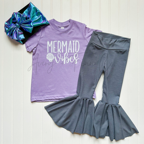 Mermaid Vibes (Purple) Tee