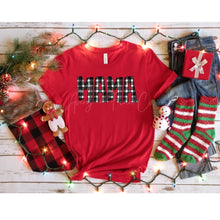 Load image into Gallery viewer, Mama Plaid Tee