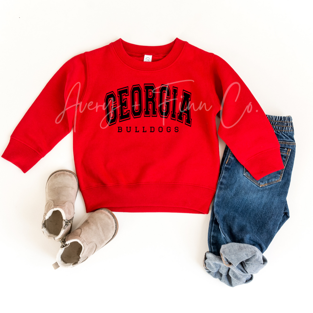 Georgia Toddler Sweatshirt