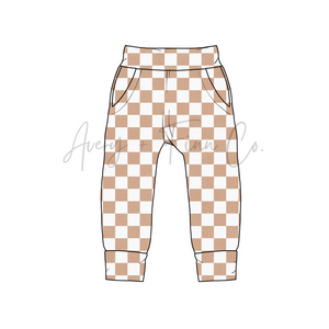 Retro Checks Fabric
