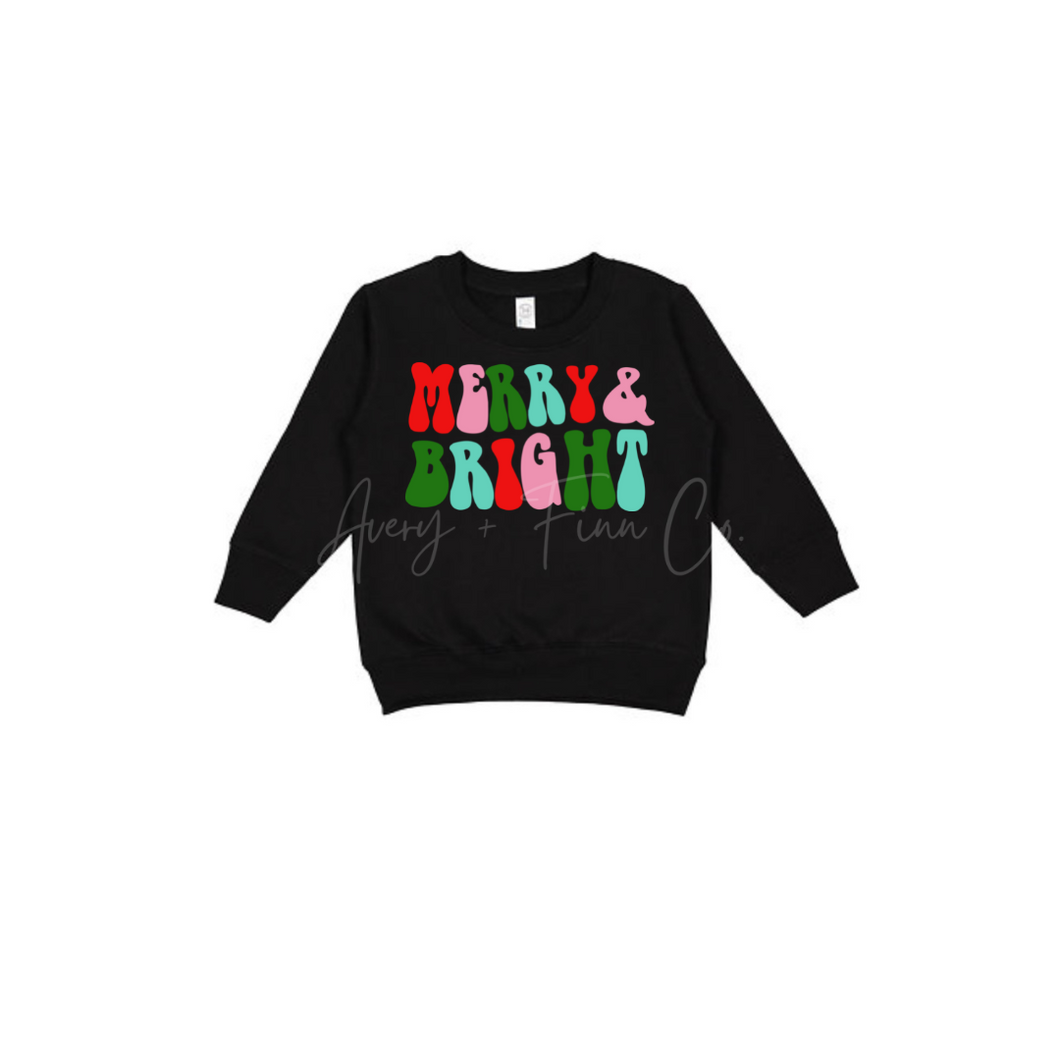 Groovy Merry & Bright Sweatshirt