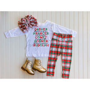 Christmas Plaid Leggings