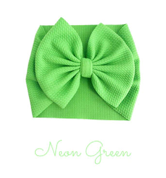 Neon Green Bow