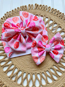 Multicolor Smiley Bow